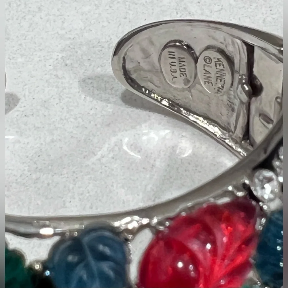 NEW KENNETH JAY LANE‎ KJL TUTTI FRUTTI FRUIT SALAD CUFF BRACELET